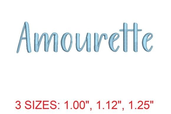 Amourette Embroidery Font: Elevating Your Stitched Designs