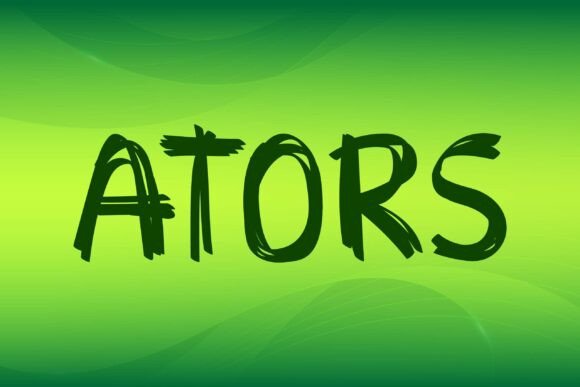 Ators: A Gothic-Designed Stylish Decorative Font