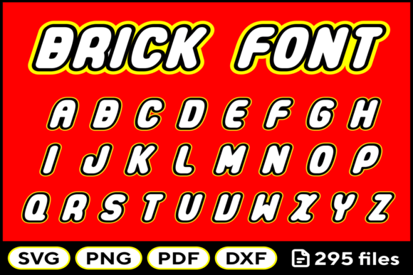 Blocks Font Svg Png Pdf Dxf Alphabet: A Creative Toolkit