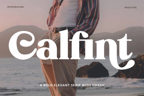 Calfint: A Bold Serif with a Retro Twist