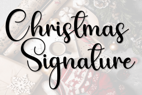 Christmas Signature: The Handwritten Script for Authentic Branding