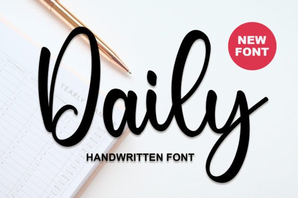 Daily: A Handwritten Font for Elegant, Personal Designs