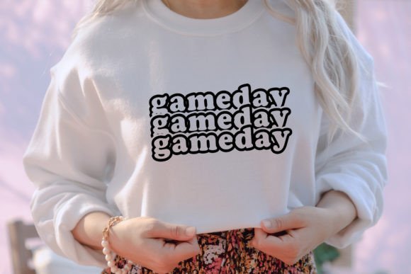 Game Day SVG - Stacked Font: A Bold Asset for Modern Design