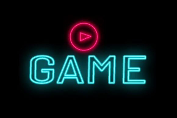 Game Lettering Neon Sign Font: Your Instant Retro Glow