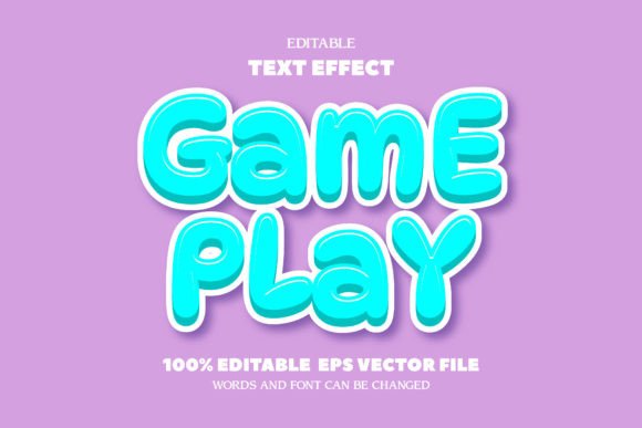 Game Play Text: Unlocking a Dynamic Editable Font Effect
