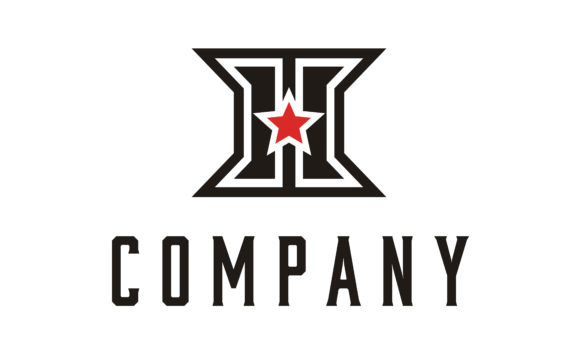 Initial Letter H Hero Heroes Star Logo: Commanding Attention in Design