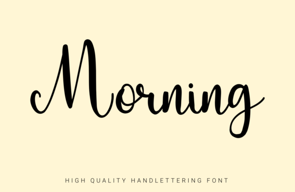 Morning: A Classic Script for Modern Branding