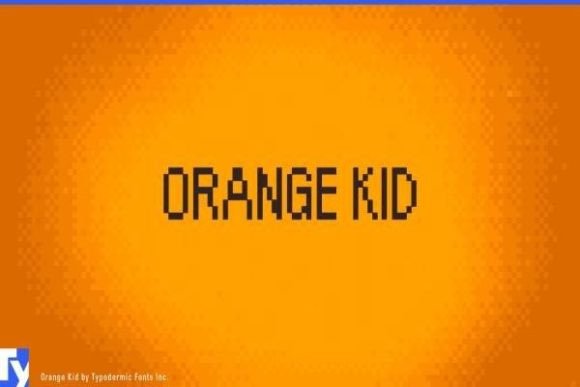 Orange Kid: The Pixel Font with Retro Charm