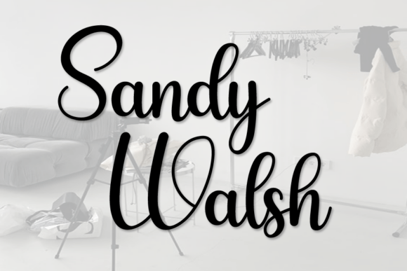 Sandy Walsh: The Handwritten Font with a Free Spirit