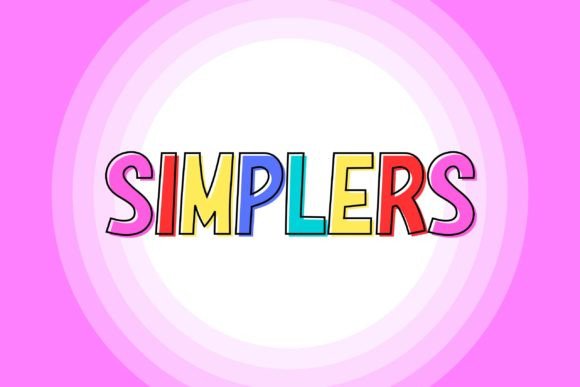 Simplers: The Gothic Cartoon Font for Bold Designs