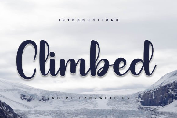 The Climb to Elegance: Using the Climbed Font