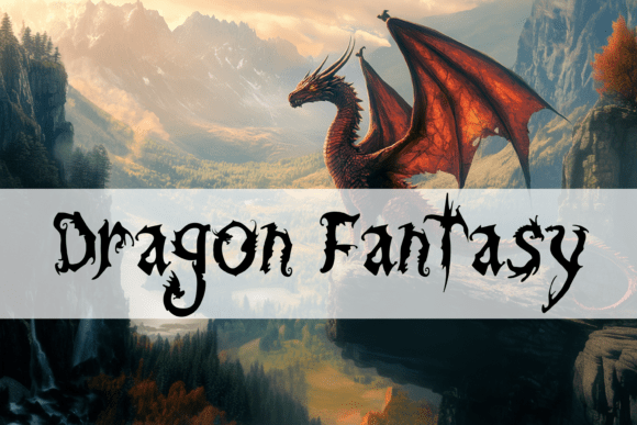 Unleash Epic Designs with the Dargon Fantasy Typeface