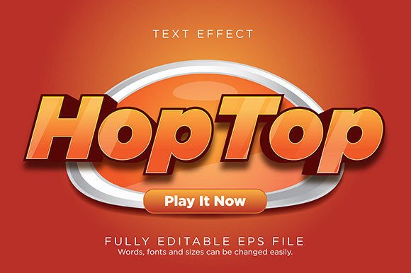 Unleashing Playful Impact with HopTop Game Text Effect Font Type